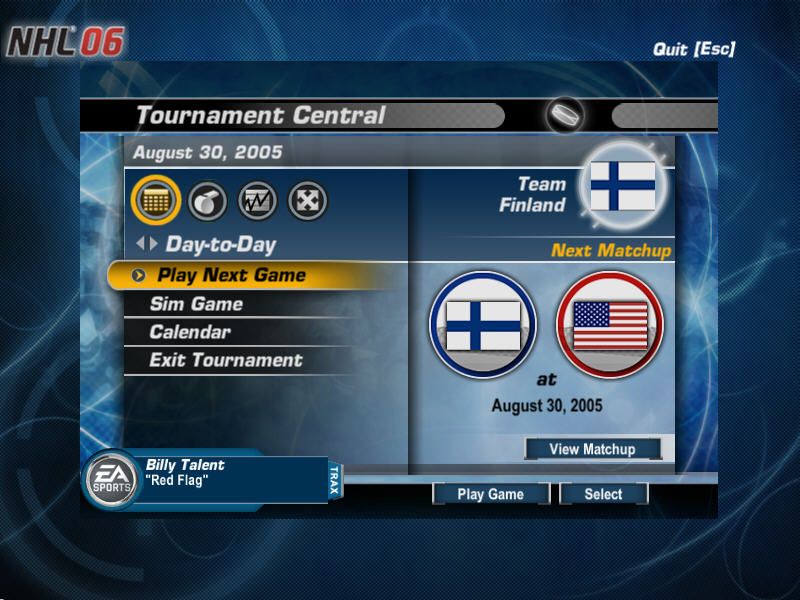 NHL 06 screenshot 3 for Gamecube